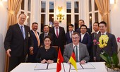 Việt Nam - Đức ký biên bản ghi nhớ hợp tác vận hành các nhà máy nước