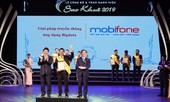 MobiFone nhận hai giải thưởng Sao Khuê 2019