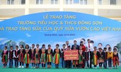 Trẻ em Quảng Ninh nhận trường mới và hơn 71 ngàn ly sữa từ Quỹ sữa Vươn cao VN