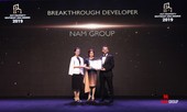 Nam Group thắng lớn tại giải quốc tế Dot Property Southeast Asia Awards 2019
