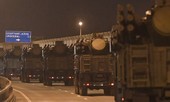 Hàng trăm xe quân sự ‘âm thầm’ di chuyển đến Moscow trong đêm