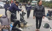 Học sinh ngã lăn quay nghi bị quăng lưới: CSGT Thanh Hóa nói gì?
