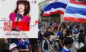 Dàn ca sĩ ‘siêu xinh’ ủng hộ tuyển Thái Lan hạ gục Malaysia