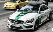 Xe Việt dán tem cảnh sát UAE phải gỡ bỏ