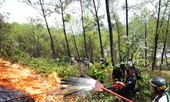 Rừng thông cạnh trung tâm TP.Huế bốc cháy dữ dội