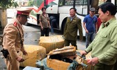CSGT truy đuổi ô tô biển Lào chở hàng lậu tháo chạy như phim hành động