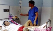 Người đàn ông ở Quảng Nam bị máy cắt cỏ chém đứt lìa cổ chân