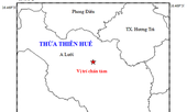 Xuất hiện trận động đất thứ 26 tại Thừa Thiên Huế mạnh 3,3 độ richter