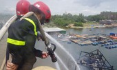 Tàu cá Quảng Ngãi bị thiêu rụi, thiệt hại 7 tỷ đồng