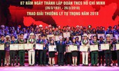 72 cán bộ đoàn xuất sắc nhận giải thưởng Lý Tự Trọng 2019
