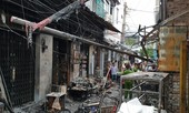 Nổ bình gas mini thiêu rụi 6 ki ốt cùng nhiều xe máy ở Sài Gòn