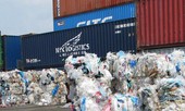 Hơn 2000 container phế liệu vô chủ ‘ăn vạ’ ở cảng Cát Lái