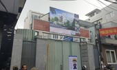 Sập giàn giáo tại công trình trường tiểu học, 2 người thương vong