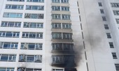 Cháy chung cư ở Sài Gòn, người dân tháo chạy toán loạn