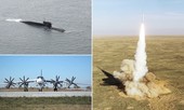 Ông Putin trực tiếp giám sát quân đội Nga thử bộ ba vũ khí hạt nhân