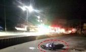 Tông xe vào dãy phân cách, 2 thượng úy cảnh sát tử vong