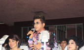 MC Thanh Bạch cùng vợ là bà chủ trung tâm Thuý Nga đi sự kiện