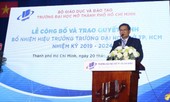 PGS.TS Nguyễn Minh Hà làm Hiệu trường ĐH Mở TPHCM