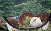 Cận cảnh 35.000 tấn vật liệu Gang thép Thái Nguyên 'đắp chiếu'