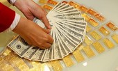 USD bật tăng, giá vàng đi ngang