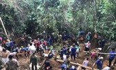 Huy động cảnh sát, lập chốt ngăn người dân đổ xô lên núi đào đá quý