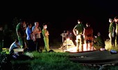 4 nam thanh niên bị đuối nước trên sông Đà do bị cuốn vào dòng xoáy