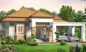 Mẫu nhà cấp 4 phong cách châu Âu đẹp như cổ tích