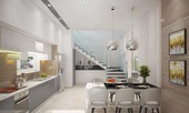 Nhà ống hai tầng kết hợp sân thượng đẹp miễn chê