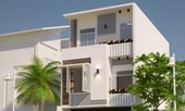 Mẫu nhà phố 80m2 chi phí 1 tỷ đồng đẹp nổi bật, cuốn hút