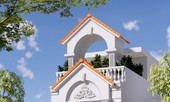 Nhà 1 trệt 1 lầu phong cách cổ điển đẹp sang trọng