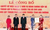 Công bố Nghị quyết thành lập thành phố Chí Linh, Hải Dương