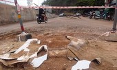 Hãi hùng bé trai trôi 100 m dưới cống thoát nước ở Quy Nhơn