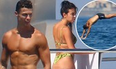 Bạn gái Ronaldo lại gây 'sốt' với ảnh mặc bikini 'bỏng mắt' trên du thuyền