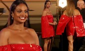 Mới sinh 2 tháng, nữ giám khảo America's Got Talent diện váy bó ‘bức tử’ vòng 1