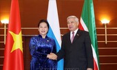 Chủ tịch Quốc hội gặp Chủ tịch Hội đồng Nhà nước Tatarstan, Liên bang Nga