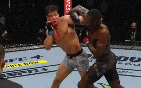 Võ sĩ UFC tung một hơi 12 cú đấm hạ knock-out đối thủ