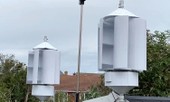 Turbine sản xuất điện từ gió khi xe chạy qua