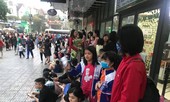 Cháy tại tầng cao chung cư Linh Đàm vào sáng sớm