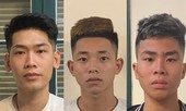 4 thanh niên cầm dao chặn cướp xe của nhiều người trên đường