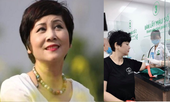 Hình ảnh NSND Minh Hằng ở bệnh viện khiến khán giả lo lắng