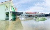 Hơn 300 trường ở Hà Tĩnh nghỉ học do mưa lũ