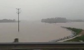 Nghệ An mưa xối xả, nước ngập trắng đồng