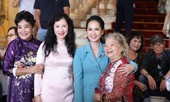 Nghệ sĩ hội ngộ Ngày giỗ tổ nghề sân khấu, NSND Tự Long hát chèo trình tổ