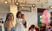 Bạn gái Ronaldo ngực đầy quyến rũ trong tiệc mừng sinh nhật 26 tuổi