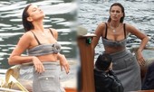 Siêu mẫu Nga Irina Shayk nóng bỏng trong hậu trường chụp ảnh