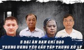 Diễn tiến điều tra 5 ‘đại án’ Ban chỉ đạo T.Ư yêu cầu tập trung xử lý