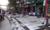 Hà Nội yêu cầu nâng tiêu chuẩn đá lát vỉa hè