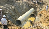 Đường ống nước sông Đà gặp sự cố thứ ba chỉ trong 1 tháng