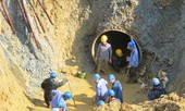 Đường ống nước sông Đà bị vỡ lần thứ 4 trong năm 2020