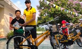 “Đại gia” miệt mài làm đẹp xe cũ rồi đem tặng